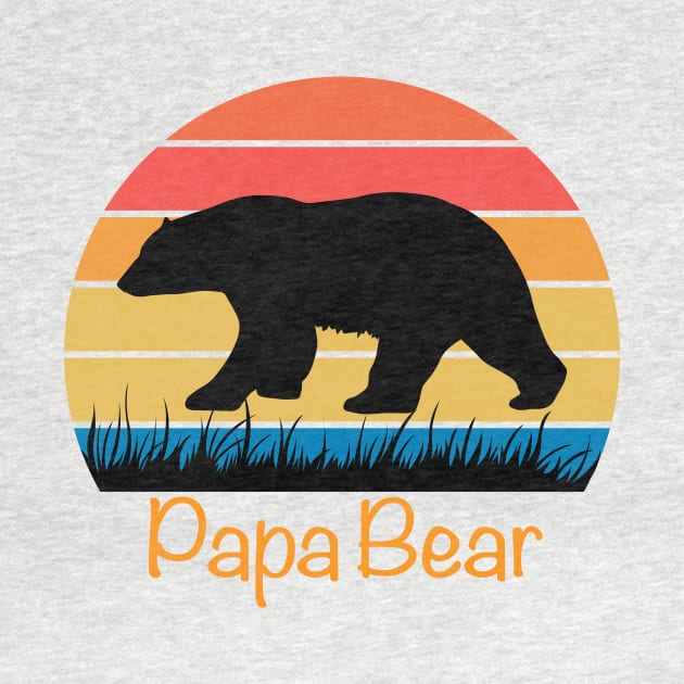 Papa Bear Dad Shirt Mens Shirt, New Dad by designs4up